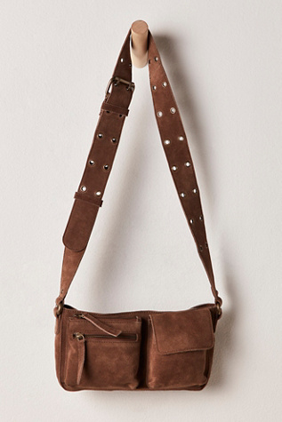Suede Wade Bag at Free People in Mocha