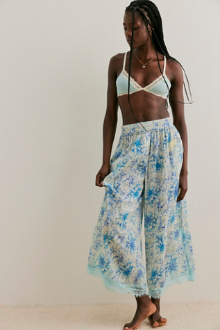 Rye Lounge Pants by Intimately at Free People in Blue, Size: M