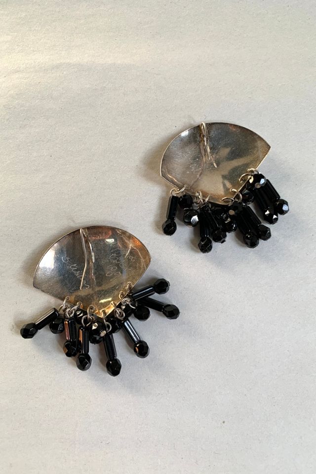Vintage 1980s Handmade Artisan Earrings Selected by SharpLilTeeth #2