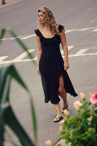 Twisted Game Midi Dress