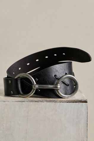 Free People Monroe Leather Belt Black Free People Rori Leather Belt in Black main image 4