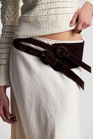 Remi Hip Belt at Free People in Bitter Chocolate, Size: S-M/P-M