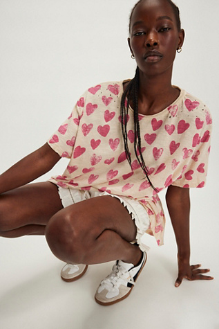 Magnolia Pearl My Love Boyfriend Tee at Free People in White