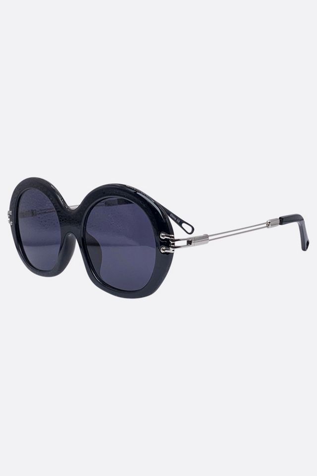 Giant Vintage Stripes Oval Boho Sunglasses #1