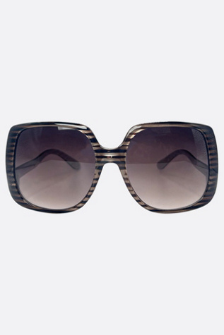 Giant Vintage Fashion Square Boho Sunglasses by Giant Vintage Sunglasses at Free People in Grey