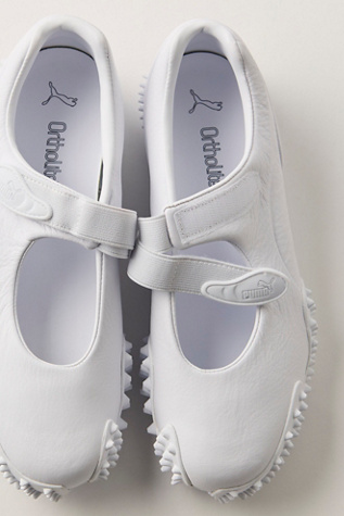 Puma Mostro Fey Leather Sneakers at Free People in White, Size: US 8.5