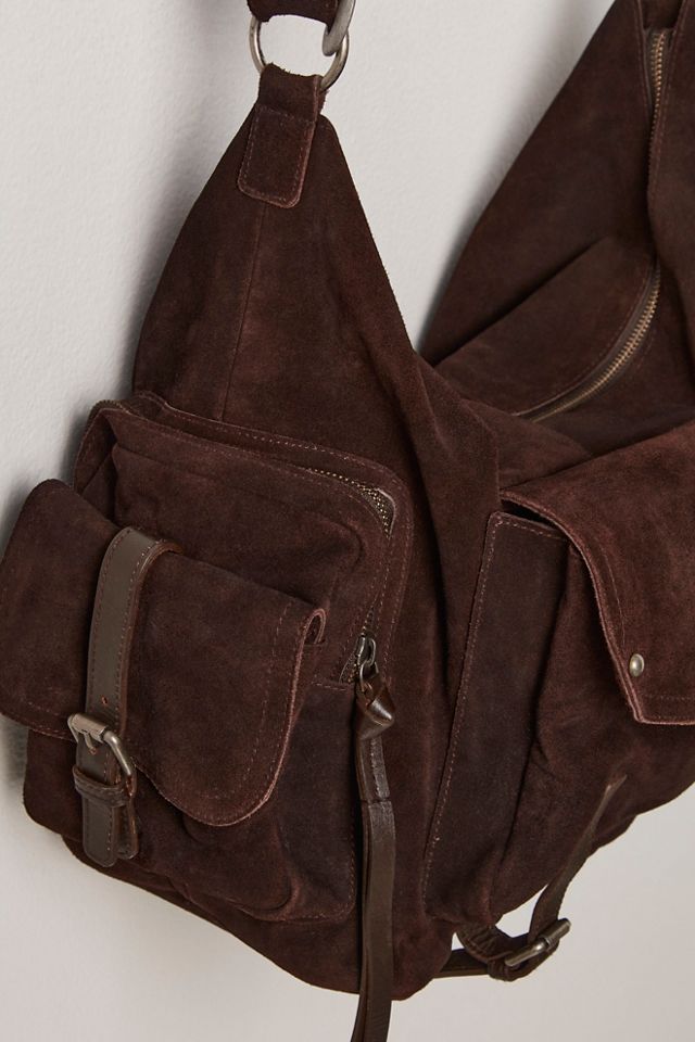 Grand sac à bandoulière en suède Palermo #2