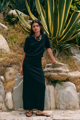 Isabella Cotton-Linen Skirt Set