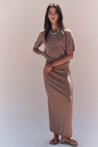 Isabella Cotton-Linen Skirt Set
