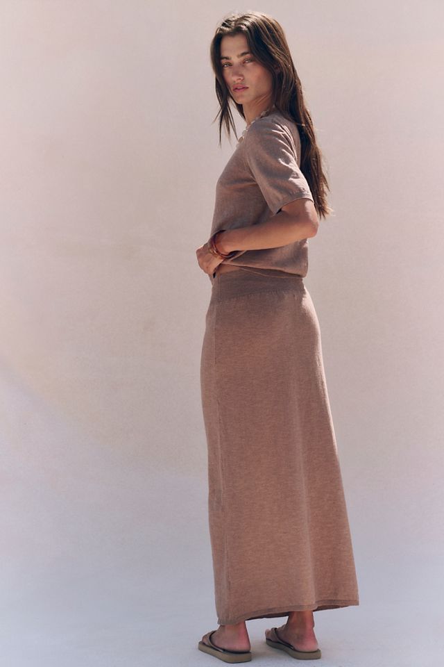 Isabella Cotton-Linen Skirt Set #1