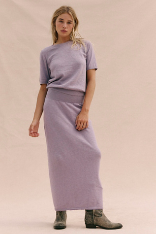 Ensemble jupe Isabella en coton et lin