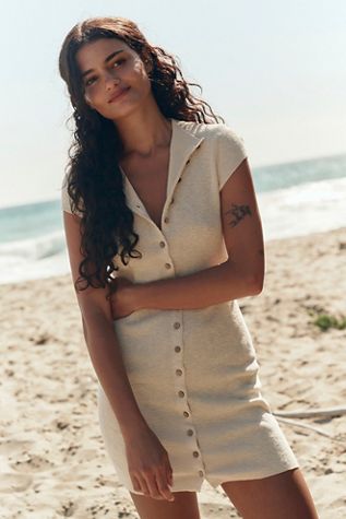 Jameson Cotton-Linen Mini Dress