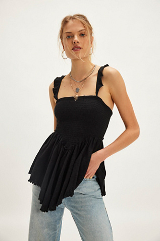 Spin Me Around Tunic by Free People in Black, Size: XL