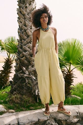 kiira Cotton linen jump suit