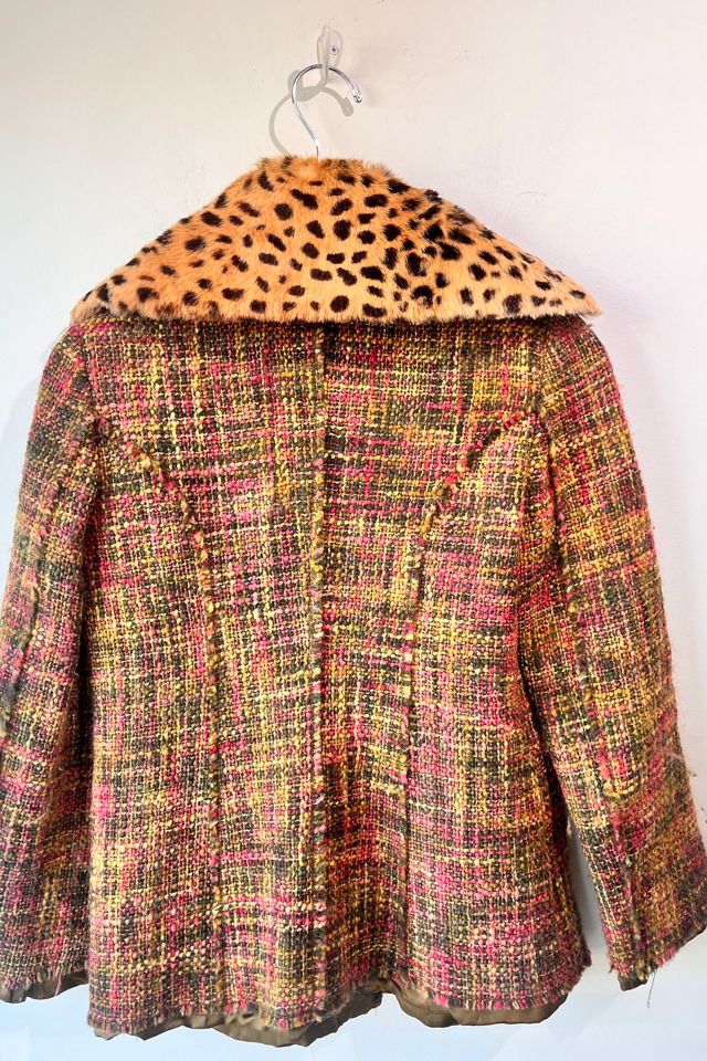 Philosophy Pink and Green Tweed Jacket Selected by The Curatorial Dept. #1