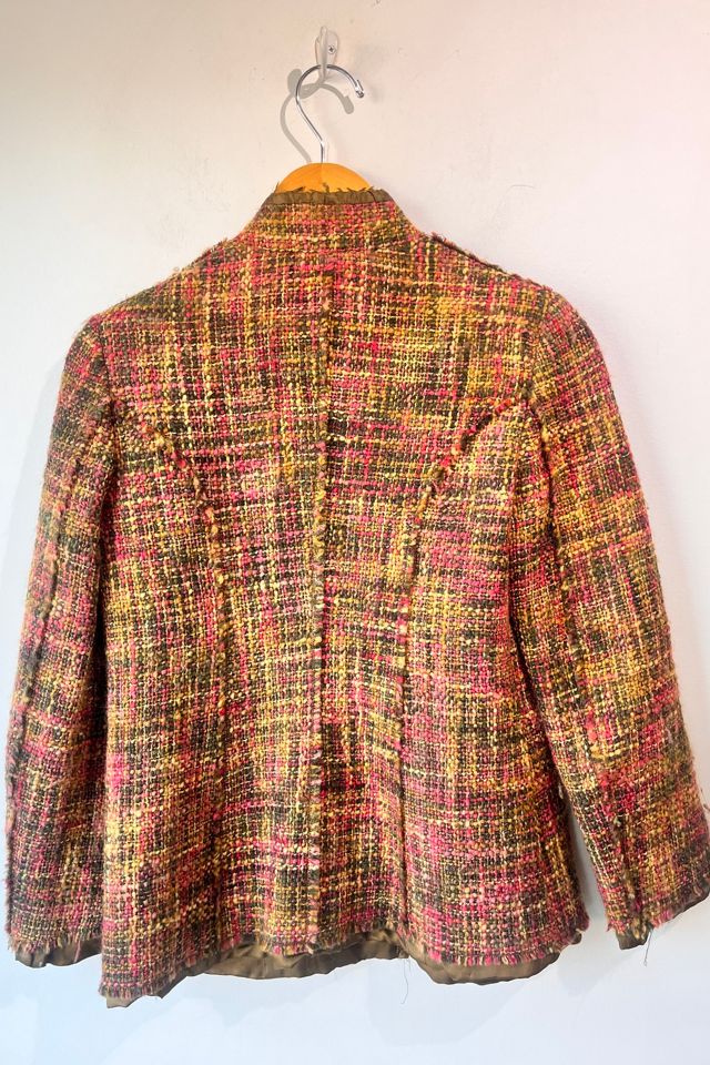 Philosophy Pink and Green Tweed Jacket Selected by The Curatorial Dept. #3