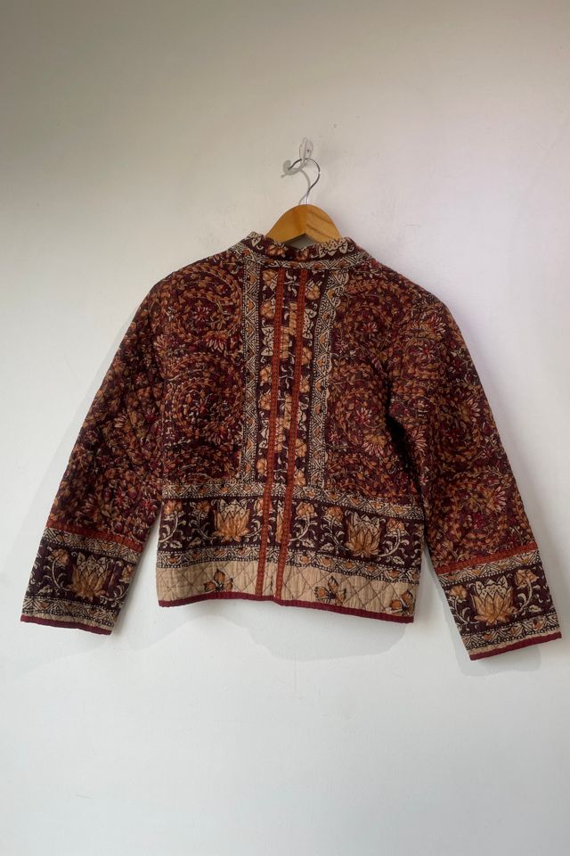 Tree Child Owl Block-Print Quilted Jacket Selected by The Curatorial Dept. #2