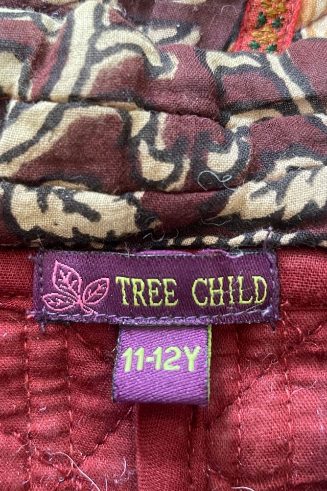 Tree Child Owl Block-Print Quilted Jacket Selected by The Curatorial Dept. #3