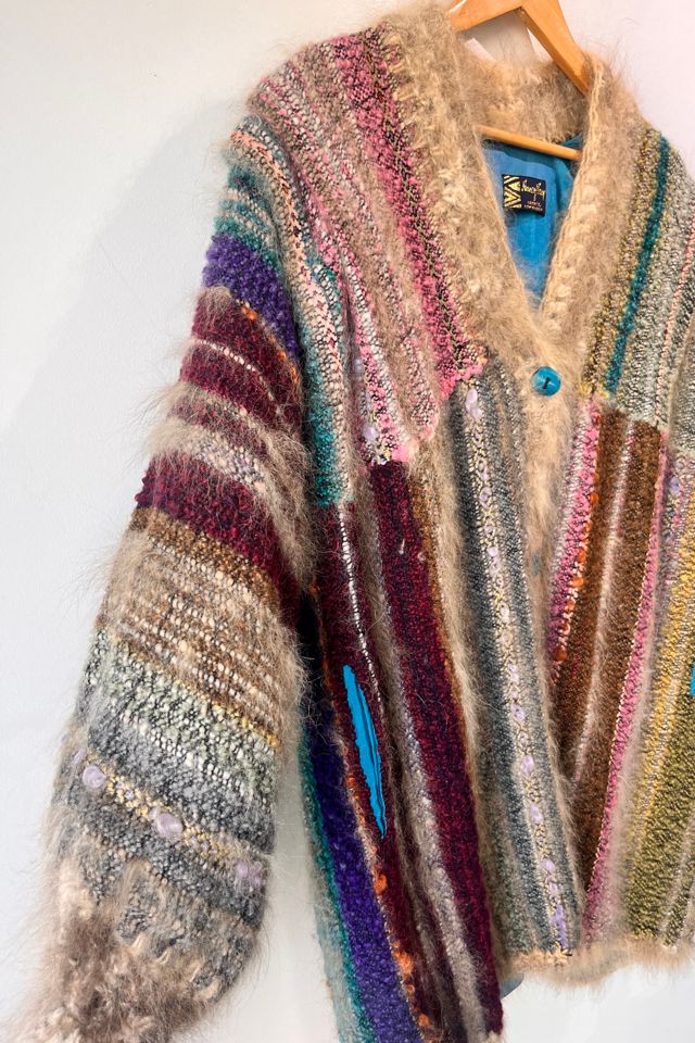 Nancy Paap Colorful Long Fiber Arts Sweater Selected by The Curatorial Dept. #1