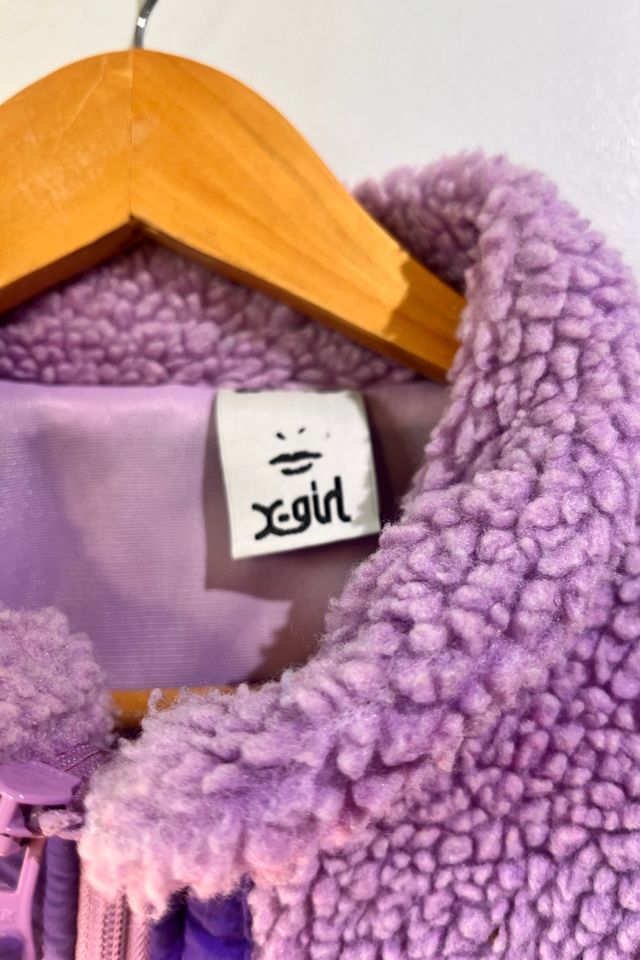 X Girl Lavender Fuzzy Sherpa Pullover Selected by The Curatorial Dept. #3