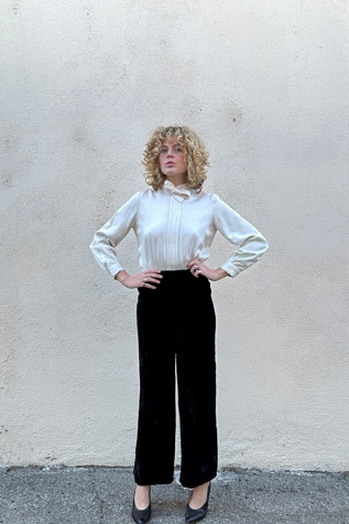 Vintage Black and White Tuxedo Jumpsuit Selected by The Curatorial Dept.