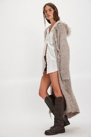 FP One Marli Cardigan at Free People in Grey, Size: XS/S
