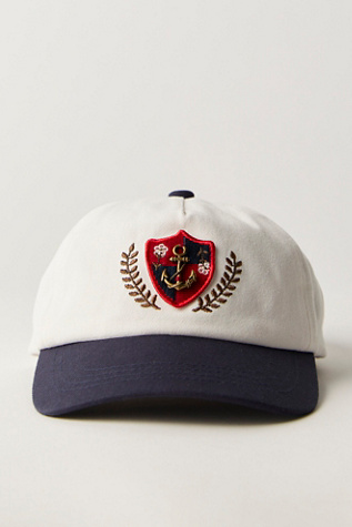 Anchor Charmed Baseball Hat by FP Collection at Free People in White