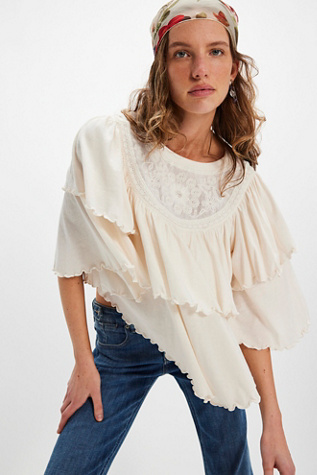T-shirt Fête Rose par Free People en Sugar Swizzle, pour femme