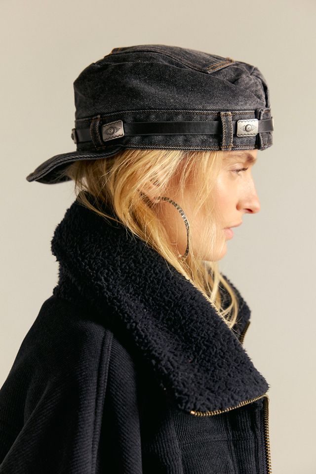 Washed Denim Cadet Hat #4