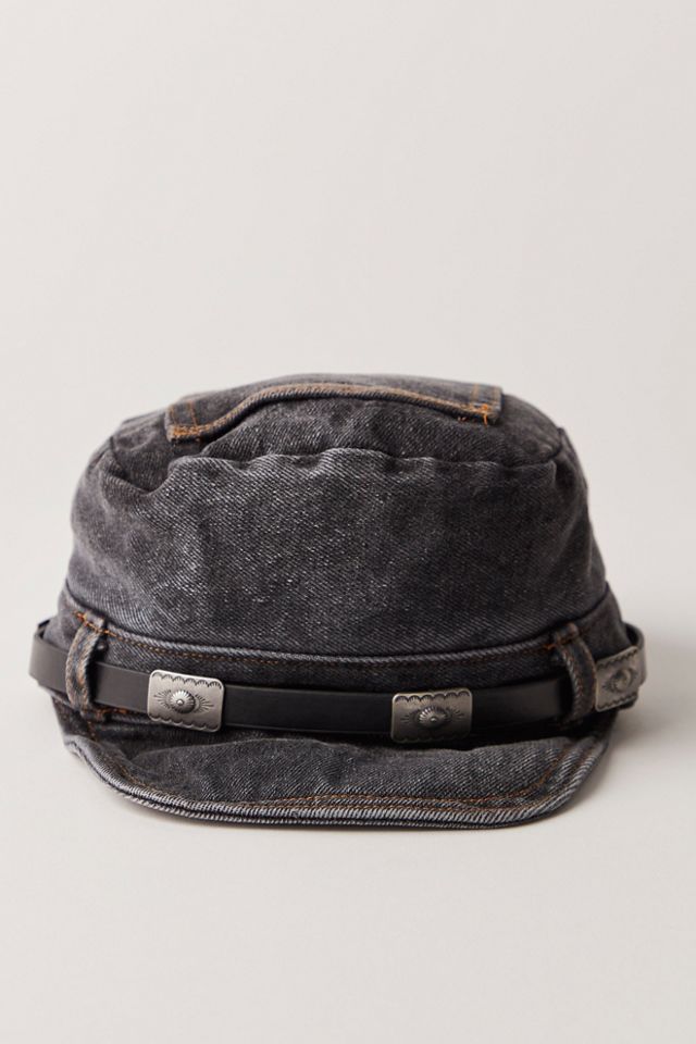 Washed Denim Cadet Hat #2