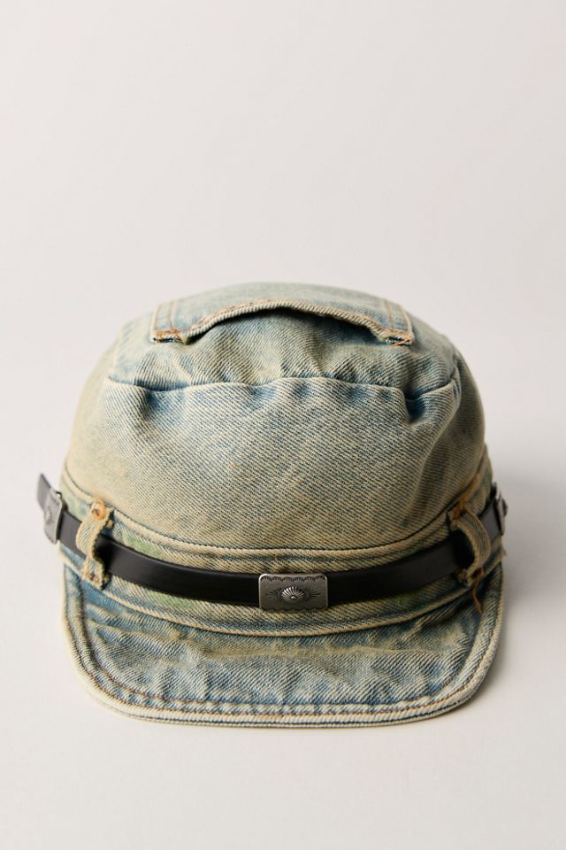 Washed Denim Cadet Hat #2