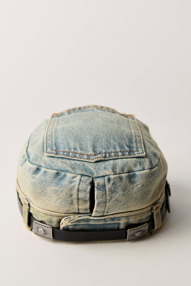 Washed Denim Cadet Hat #3