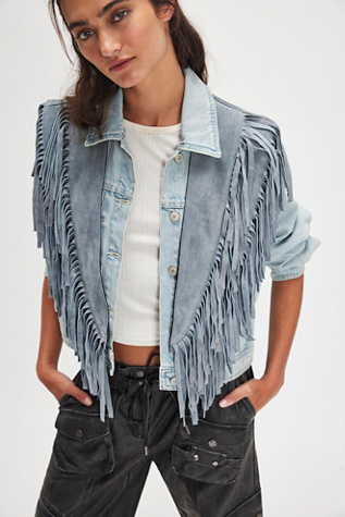 Wide Eyes Suede Collar by Understated Leather at Free People in Blue