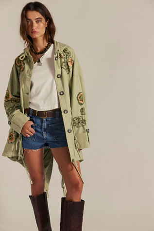 We The Free Davy Jones Parka Jacket at Free People in Green, Size: M