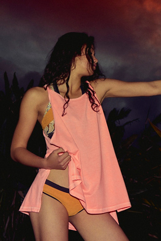 Renewal Tank Top by FP Movement at Free People, Neon Coral, M