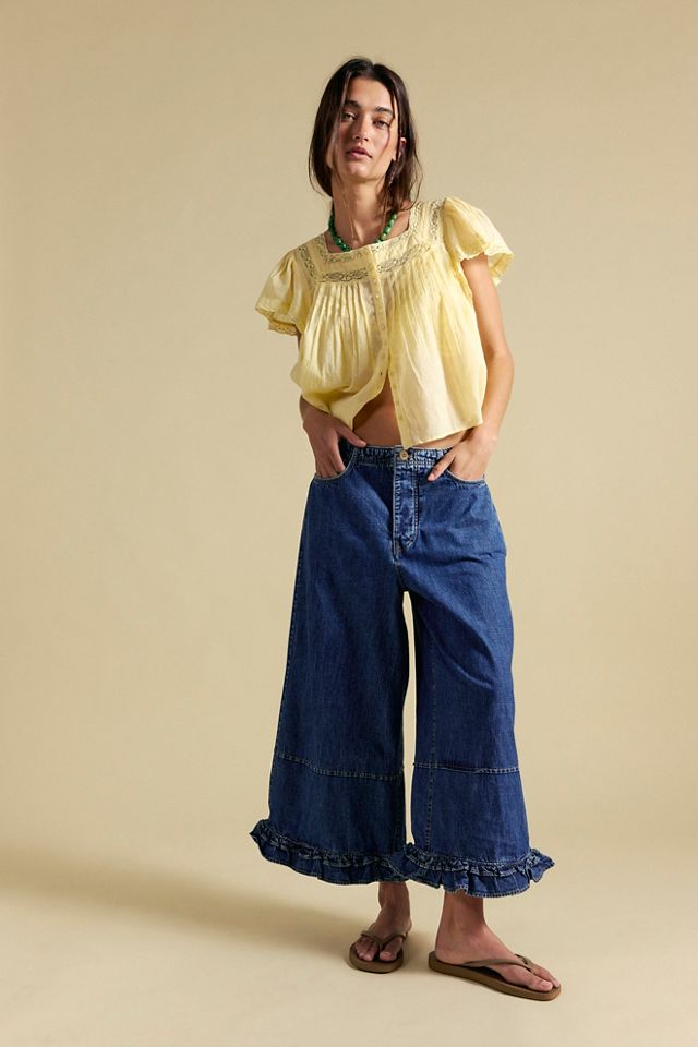 We The Free Love Me Not Bloomer Jeans #5