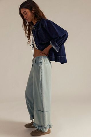 We The Free Roselle Denim Mini Skirt