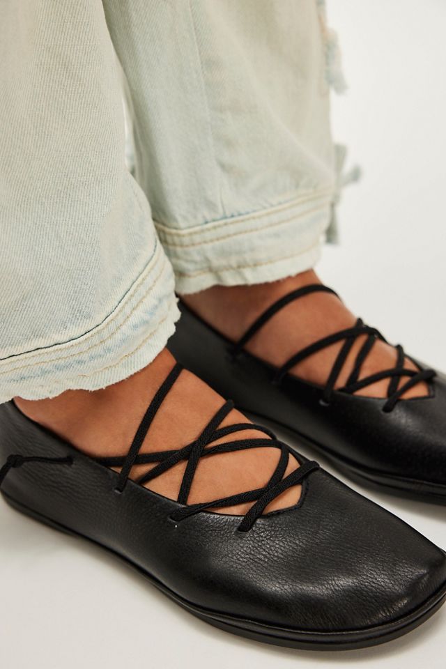 Sella Lace-Up Ballet Flats #1