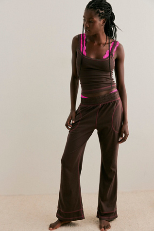 Favorite Things Sleep Set by Intimately at Free People in Brown, Size: M