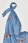 Georgia Embroidered Hair Scarf