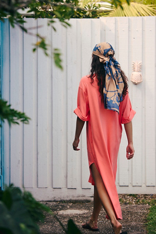 Soleil Soleil Koa Sarong en Blue, pour femme chez Free People