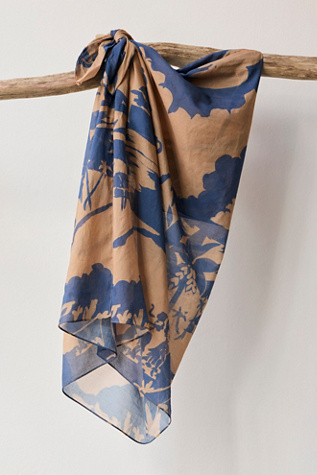 Soleil Soleil Koa Sarong at Free People in Blue