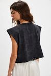 Johnny Cash Sunset Cropped Muscle Tee