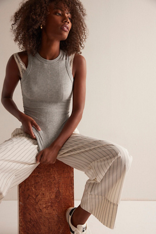 So Soft Seamless Modal Tank Top by Intimately at Free People in Heather Grey, Size: XS/S