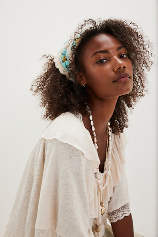Casa Clara Ravine Hair Scarf at Free People in White