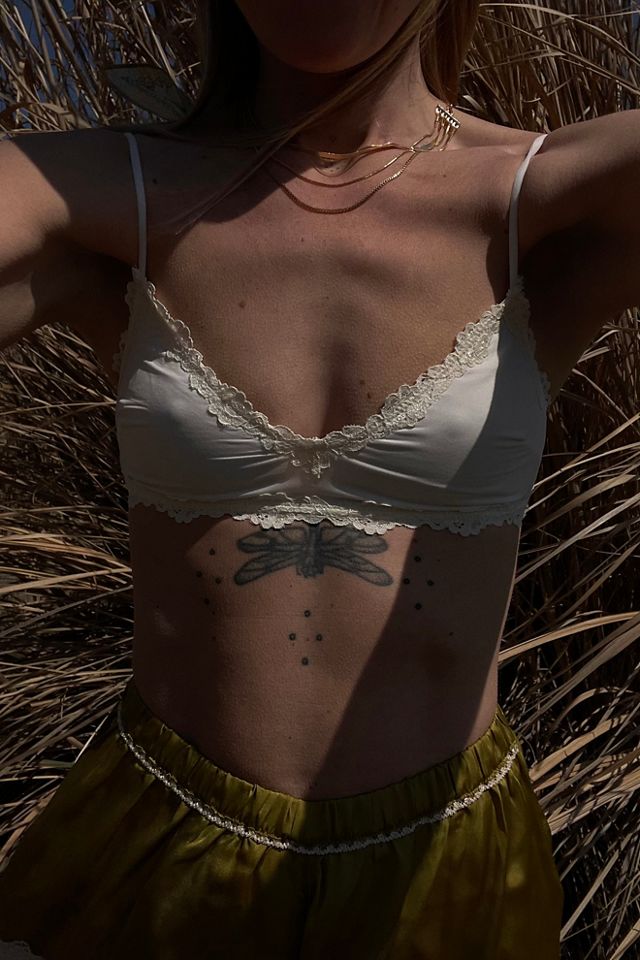 Charlie Lace Microfiber V-Neck Bralette #5