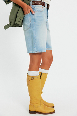 Frye Campus Low Heel Tall Riding Boots at Free People in Yellow, Size: US 8
