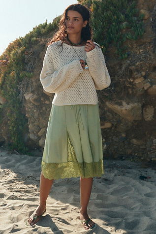 Ivy Sweater Pullover by free-est at Free People in Tan, Size: M
