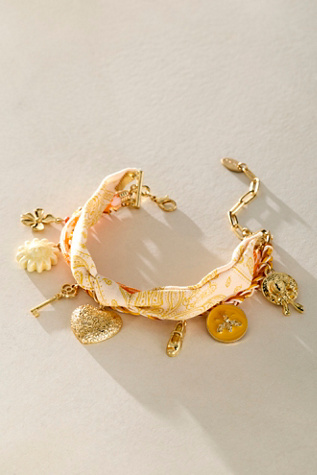 High Noon Anklet by Free People in Yellow