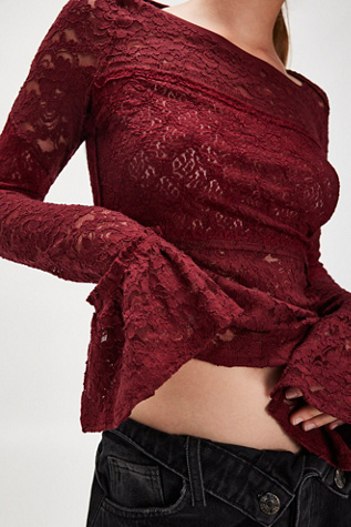 Lace Layering Long Sleeve